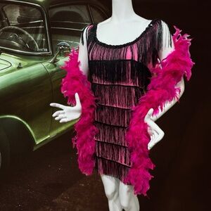 1920s Flapper Great Gatsby  Dress size L